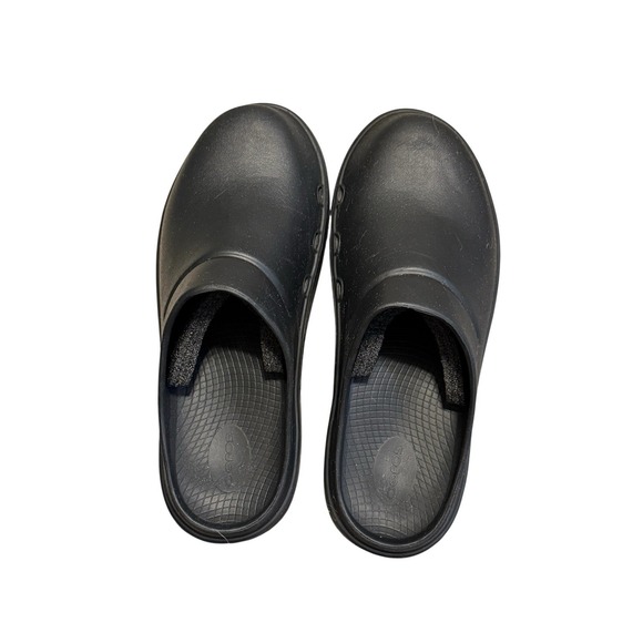 OOFOS Other - Oofos OOcloogs Black Clogs Recovery Shoes Slip Ons Mens Size 10/Womens 12 New